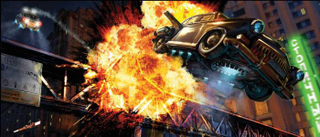 Illustration for article titled A Flying Car Chase We'd Love To See
